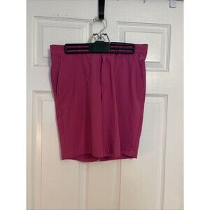 Adidas Ultimate 365 Golf Bermuda Shorts Size 30” Waist Lucid Fuchsia Pocket Logo